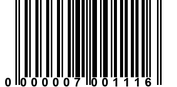 0000007001116