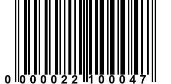 0000022100047