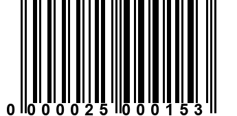 0000025000153