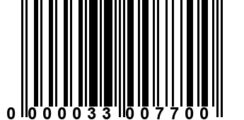 0000033007700