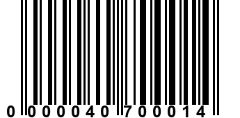 0000040700014