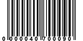 0000040700090