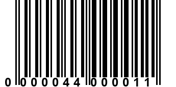 0000044000011