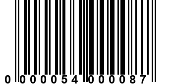 0000054000087