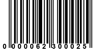 0000062300025