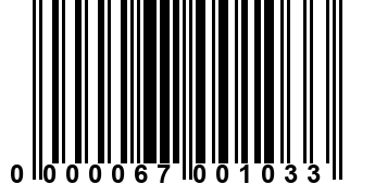 0000067001033