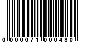 0000071000480