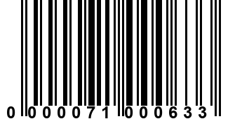 0000071000633