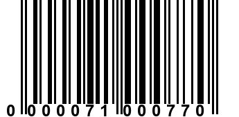 0000071000770