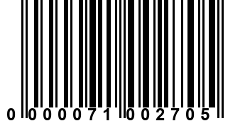 0000071002705