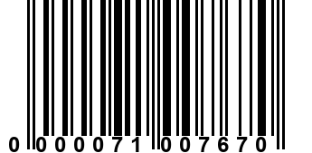 0000071007670