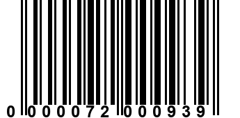 0000072000939