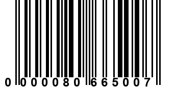 0000080665007