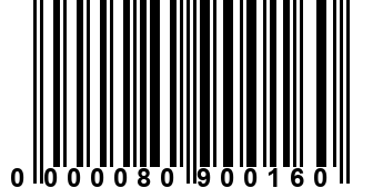 0000080900160