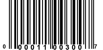 000011003007