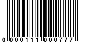 0000111000777