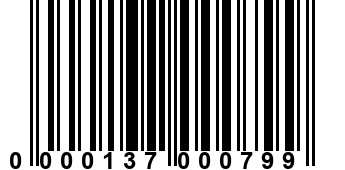 0000137000799