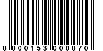 0000153000070