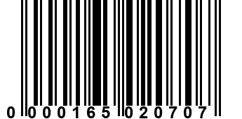 0000165020707