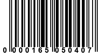 0000165050407