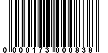 0000173000838