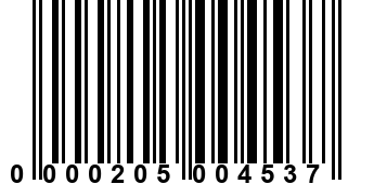 0000205004537