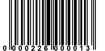 0000226000013