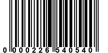 0000226540540