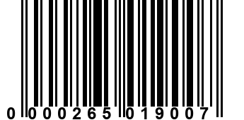 0000265019007