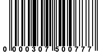 0000307500777