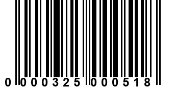 0000325000518