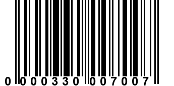 0000330007007