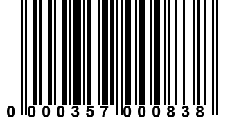 0000357000838