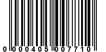 0000405007710