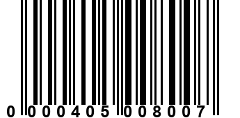 0000405008007