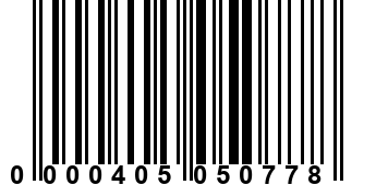 0000405050778