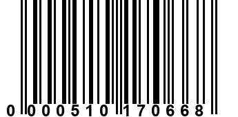 0000510170668