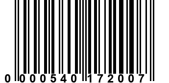 0000540172007