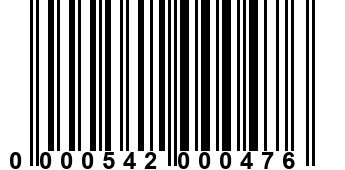 0000542000476