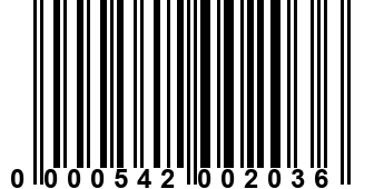 0000542002036