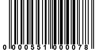 0000551000078