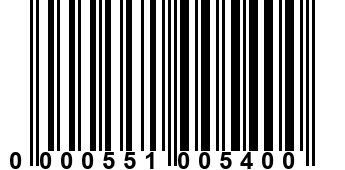 0000551005400