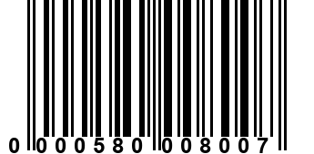 0000580008007