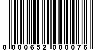 0000652000076