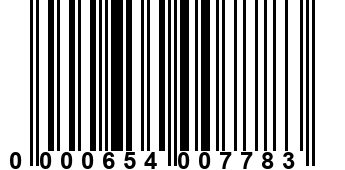 0000654007783