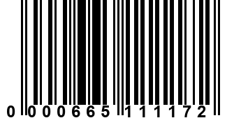 0000665111172