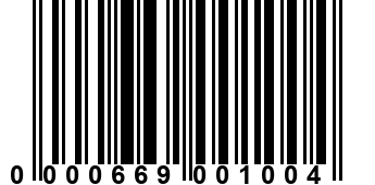 0000669001004