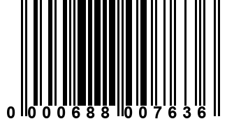 0000688007636