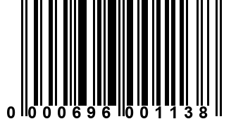 0000696001138