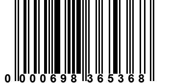 0000698365368